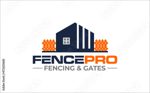 Illustration graphic vector of fence home solution logo design template