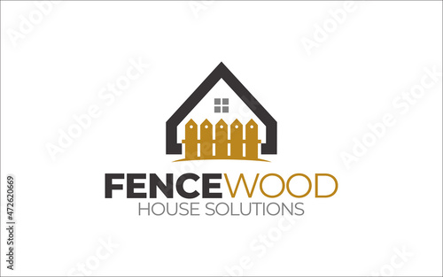 Illustration graphic vector of fence home solution logo design template