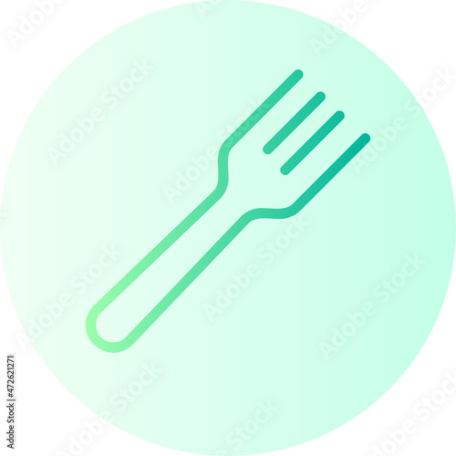 fork gradient icon