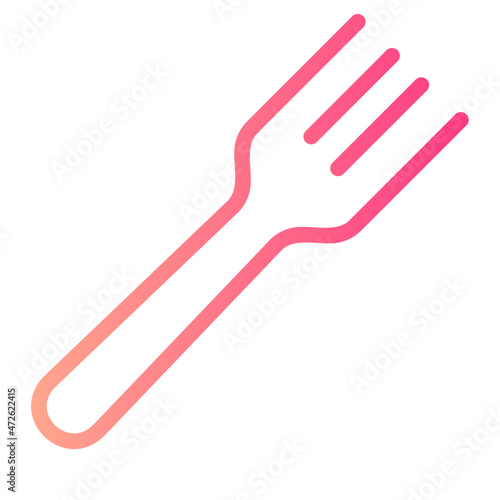 fork gradient icon