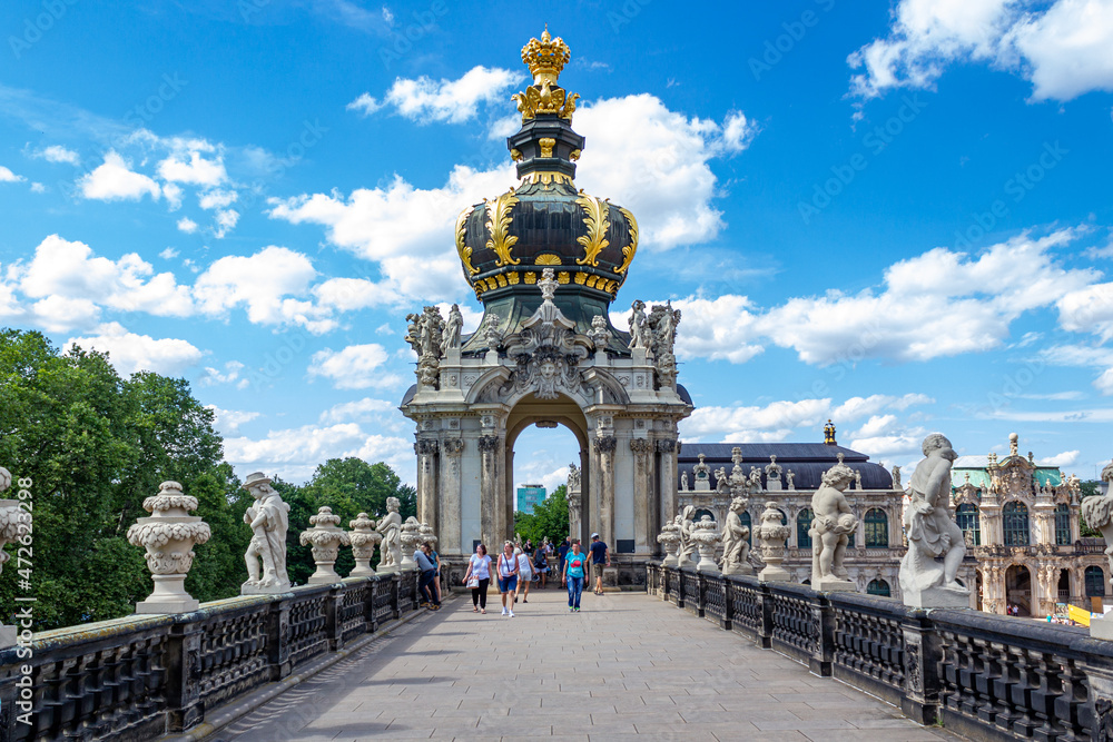 Dresdner Zwinger im Sommer