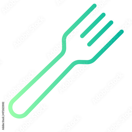 fork gradient icon