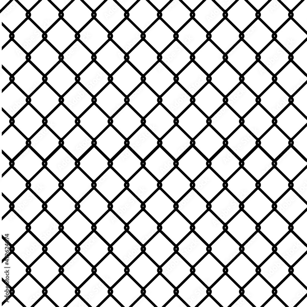 Silhouette lattice. Grating with square shapes. Silhouette lattice. Grating with square shapes.