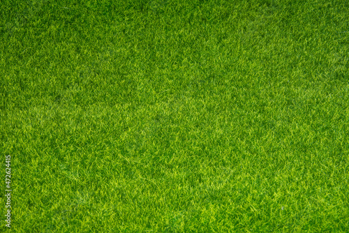 Imitation realistic green grass textured background