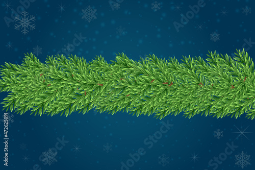 Christmas card. Christmas Tree. Happy New Year 2023