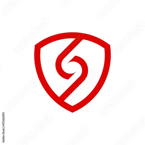 Free Download Initial Letter S Shield logo design vector - GFXLoad