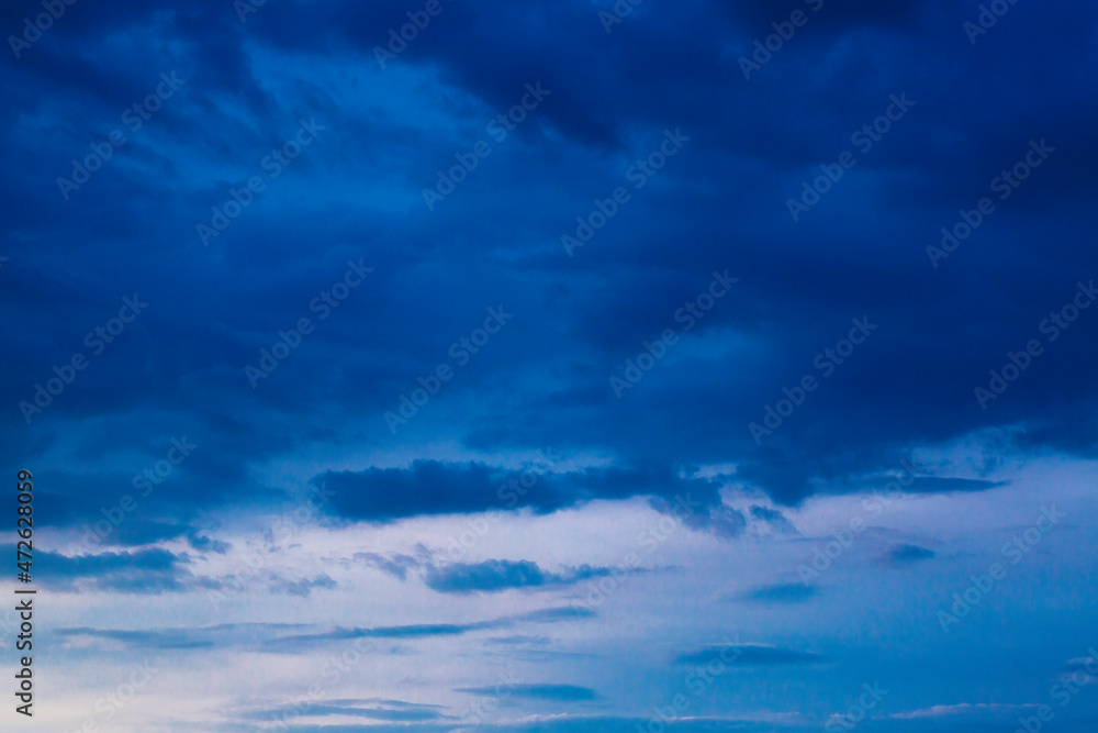 dark blue sky evening after rain dark blue sky evening after rain