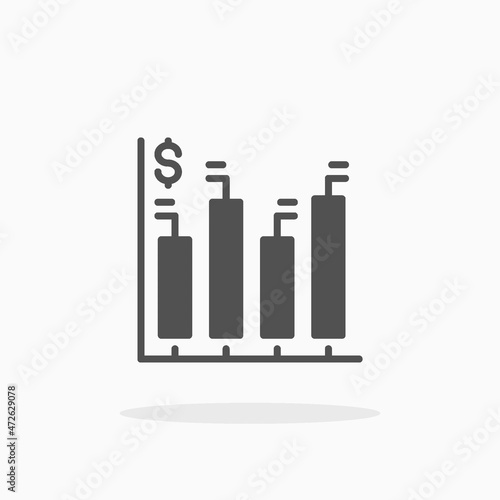 Wallpaper Mural Chart icon. Solid or Glyph style. Enjoy this icon for your project. Torontodigital.ca