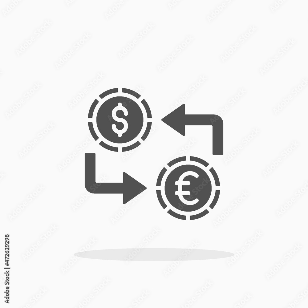 Exchange icon. Solid or Glyph style. Enjoy this icon for your project. Exchange icon. Solid or Glyph style. Enjoy this icon for your project.