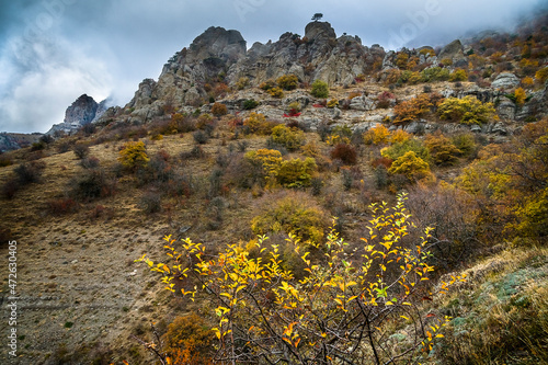 autumn in the mountains