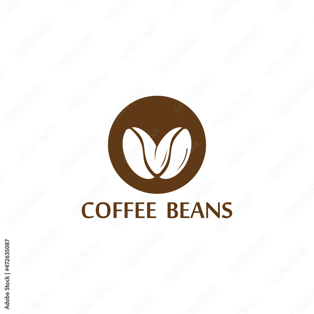 coffee bean icon vector coffee bean icon vector