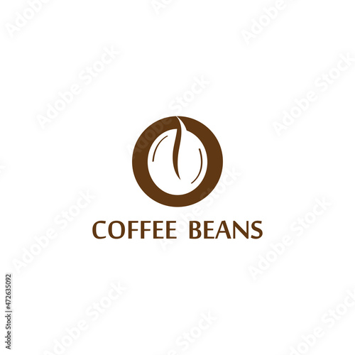 coffee bean icon vector