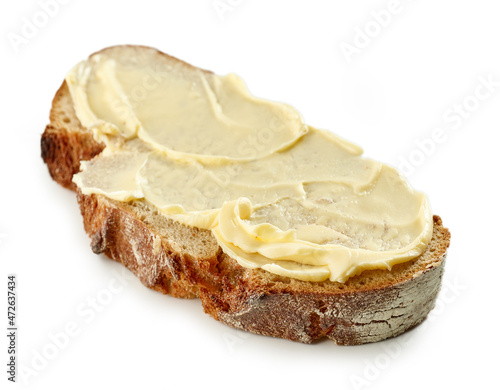 bread slice with butter