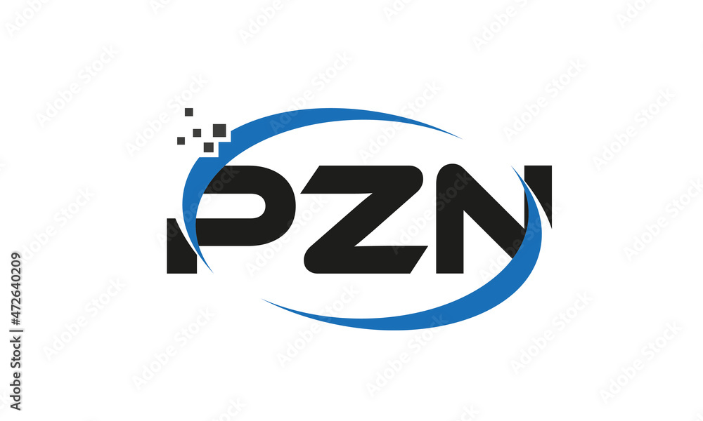 dots or points letter PZN technology logo designs concept vector Template Element dots or points letter PZN technology logo designs concept vector Template Element