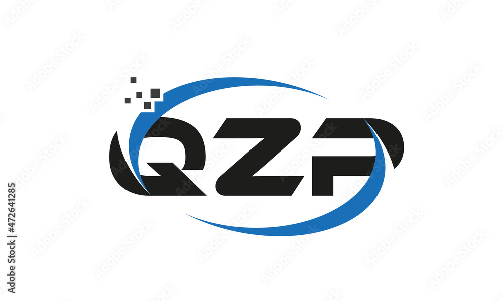 dots or points letter QZP technology logo designs concept vector Template Element dots or points letter QZP technology logo designs concept vector Template Element