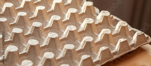 Fotografia Protective cardboard packaging for storing eggs