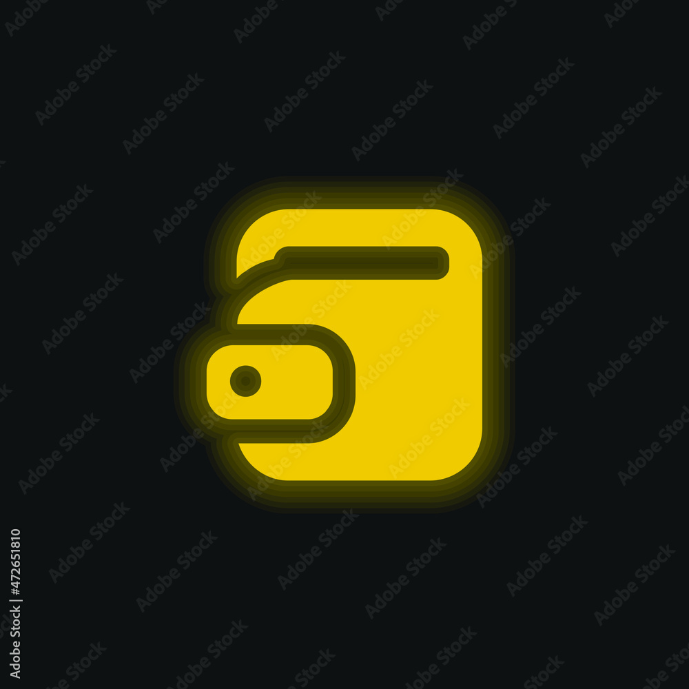 Big Torch yellow glowing neon icon Big Torch yellow glowing neon icon