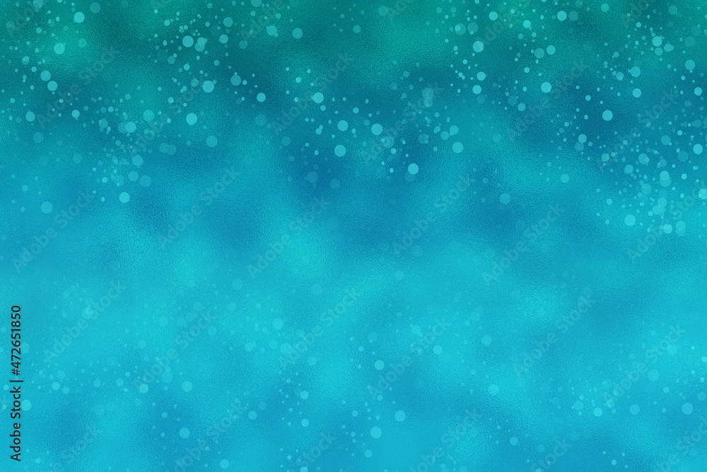 Fototapeta premium Background blue and green gradient glitter snow bliss abstract background texture for Christmas and new year.