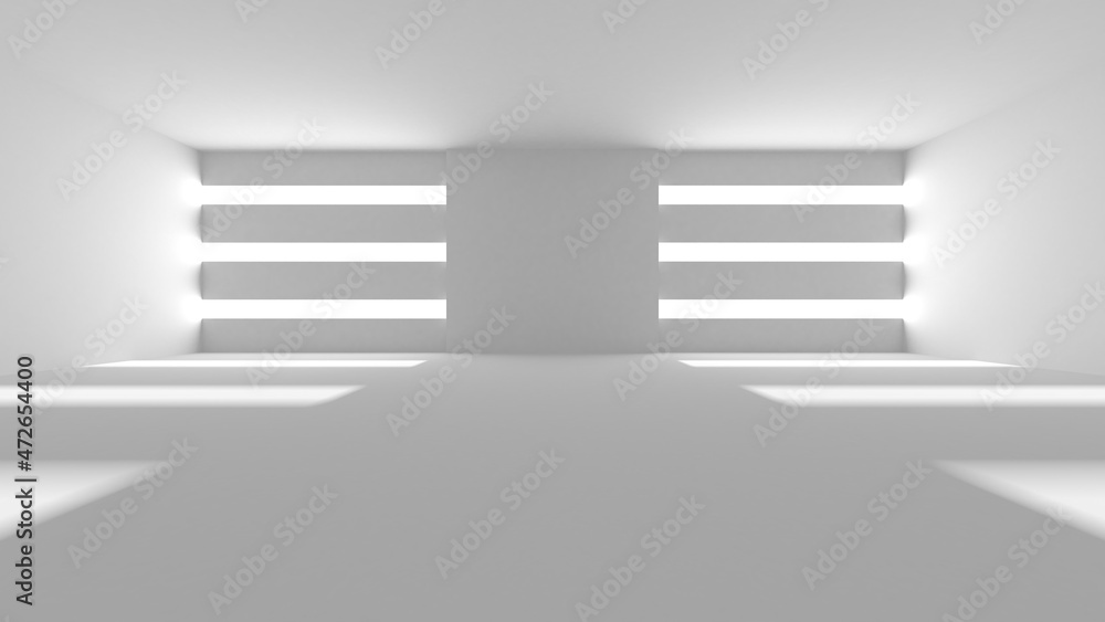 Fototapeta premium Abstract White Architecture Design Concept