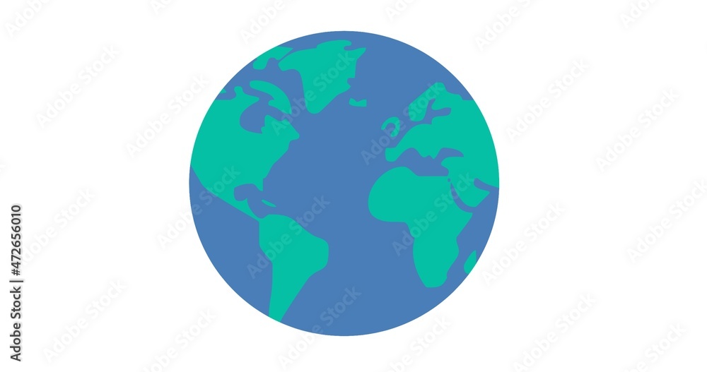 Digitally generated image of globe against white background with copy space Digitally generated image of globe against white background with copy space