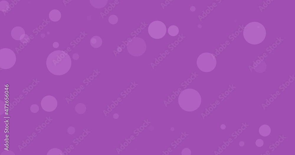 Vector image of bokeh effect over purple background with copy space