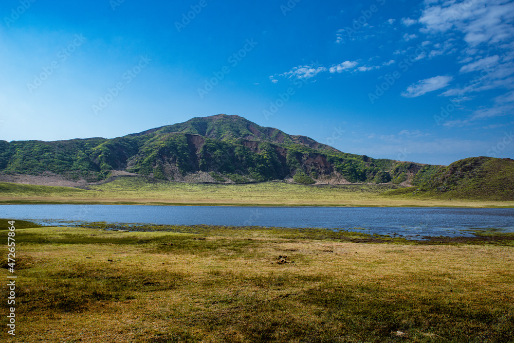 阿蘇草千里が浜の風景