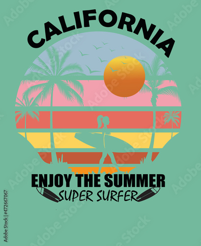Enjoy the Summer California Super Surfer