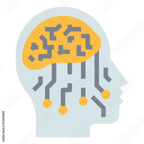 ai flat icon