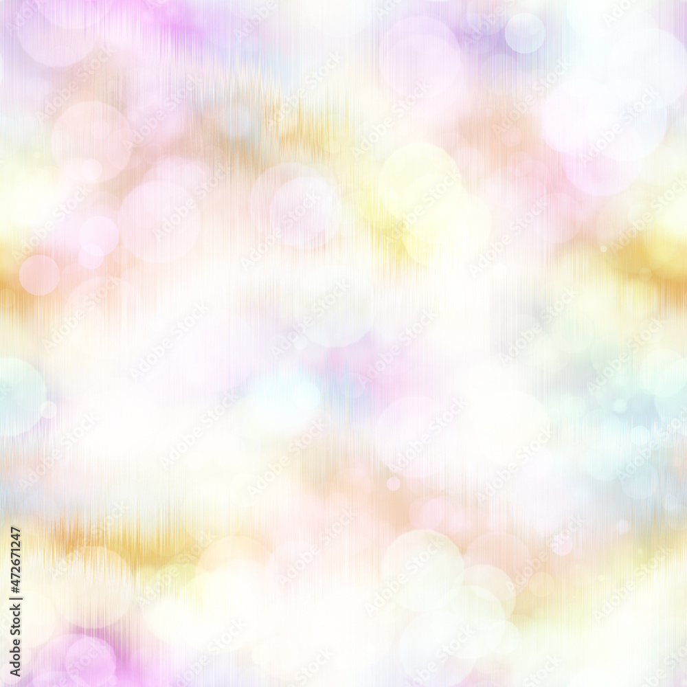 Seamless pale pastel tie dye bokeh texture. Soft tone on tone summer repeat background with washed out sun bleached ink dyed effect. Seamless pale pastel tie dye bokeh texture. Soft tone on tone summer repeat background with washed out sun bleached ink dyed effect.