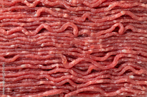 Wallpaper Mural Fresh raw low fat ground beef full frame close up as background  Torontodigital.ca