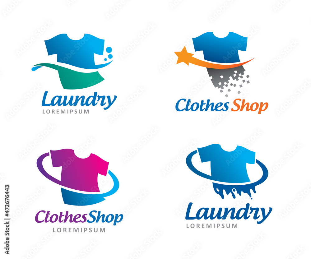Clothing logo symbol or icon template Stock Vector | Adobe Stock