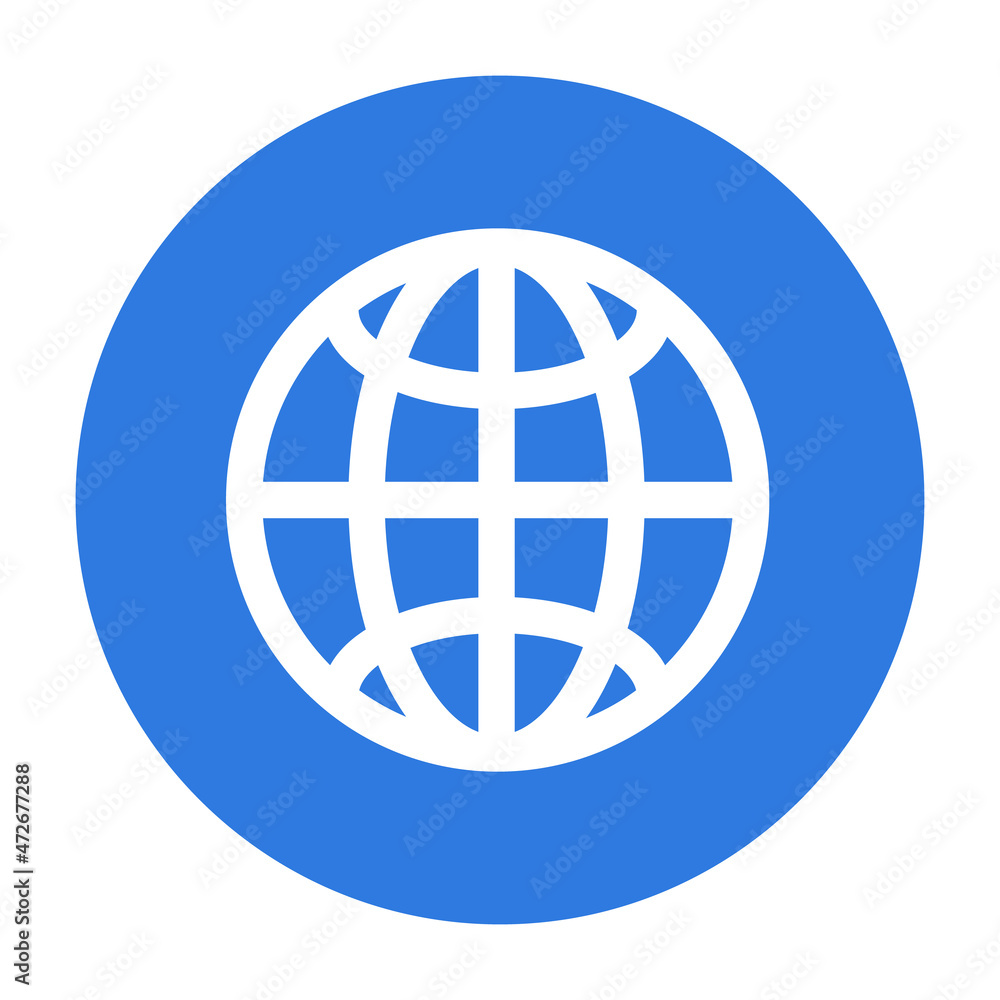 Round browser icon. Vector about the internet. Round browser icon. Vector about the internet.