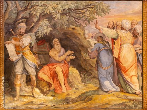 Obraz na plátne ROME, ITALY - AUGUST 28, 2021: The fresco St