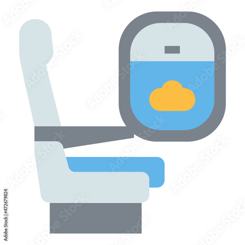 seat flat icon