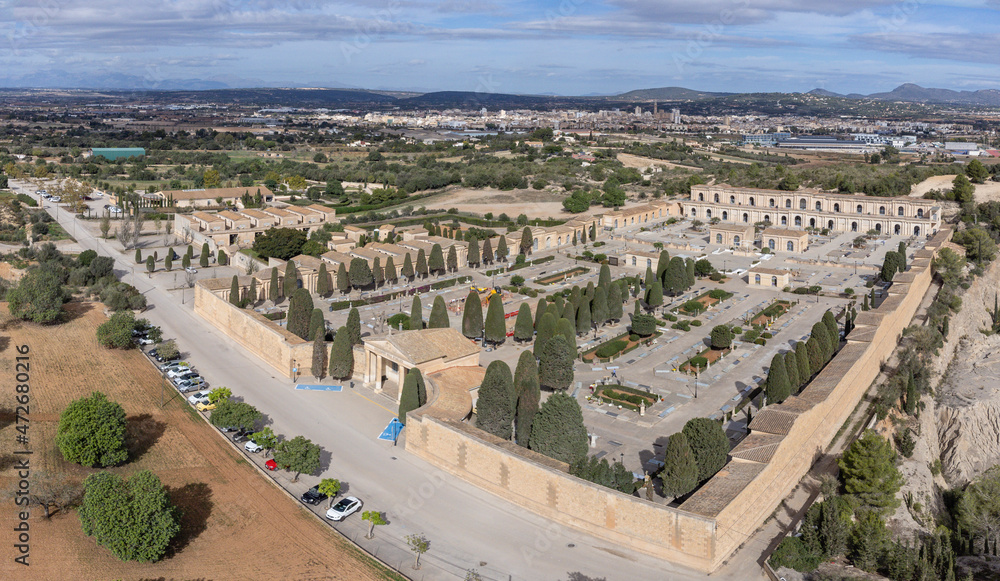 Manacor, municipal cemetery, Mallorca, Balearic Islands, Spain