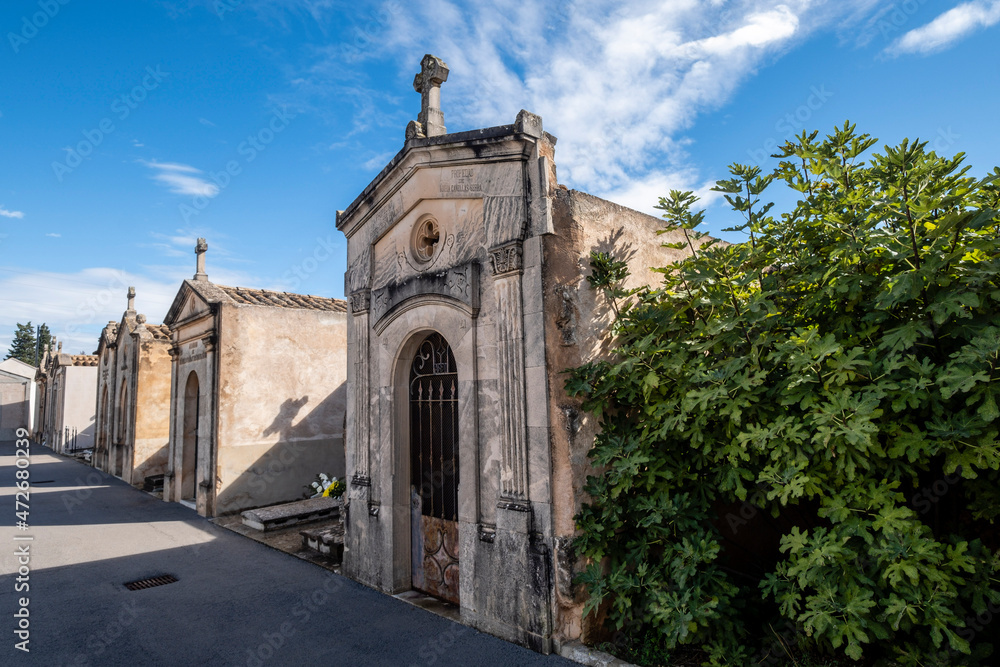 Marratxi, municipal cemetery, Mallorca, Balearic Islands, Spain Marratxi, municipal cemetery, Mallorca, Balearic Islands, Spain
