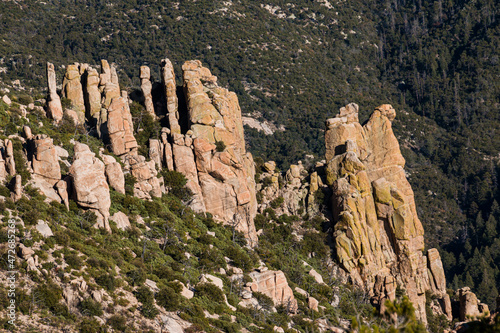Rock Formations at Windy Point, Mount Lemmon, Santa Catalina Mountains, Coronado National Forest, Arizona, USA