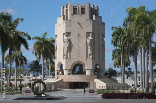 Santa Ifigenia Cemetery in Santiago de Cuba, is the mausoleum of Jose Marti, a national hero of Cuba. © Danita Delimont