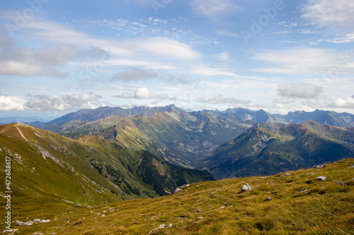 Landscape of mountains