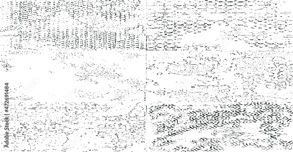 Rough black and white texture vector. Distressed overlay texture. Grunge background. Abstract textured effect. Vector Illustration. Black isolated on white background. EPS10 Rough black and white texture vector. Distressed overlay texture. Grunge background. Abstract textured effect. Vector Illustration. Black isolated on white background. EPS10