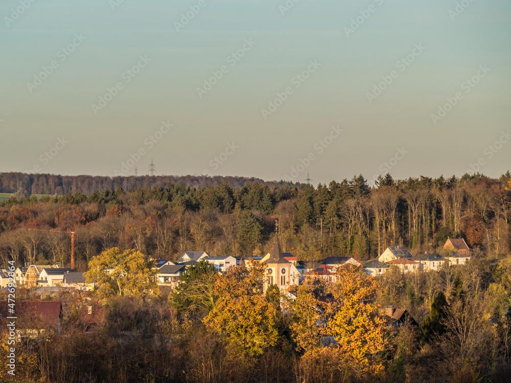 Obraz premium Neubaugebiet am Ortsrand