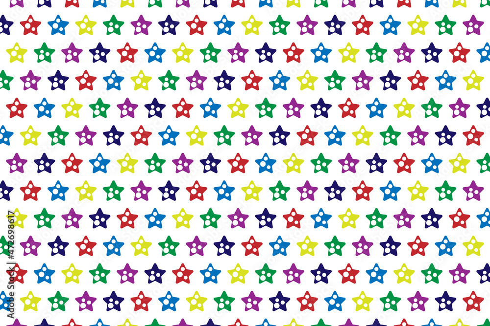Abstract geometric background with color stars . Modern and trendy geometric design Abstract geometric background with color stars . Modern and trendy geometric design