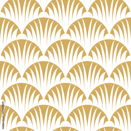 Abstract seamless gold patt...