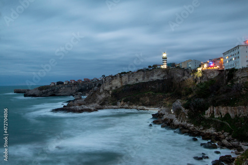 Sile sea lighthouse, istanbul, Turkey