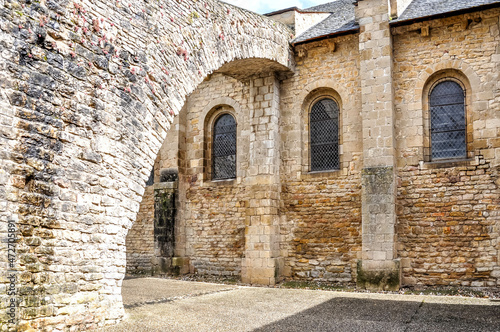 Arcades Chateau du Doyenné in Varen department of Tarn-et-Garonne in the Occitanie region, France photo