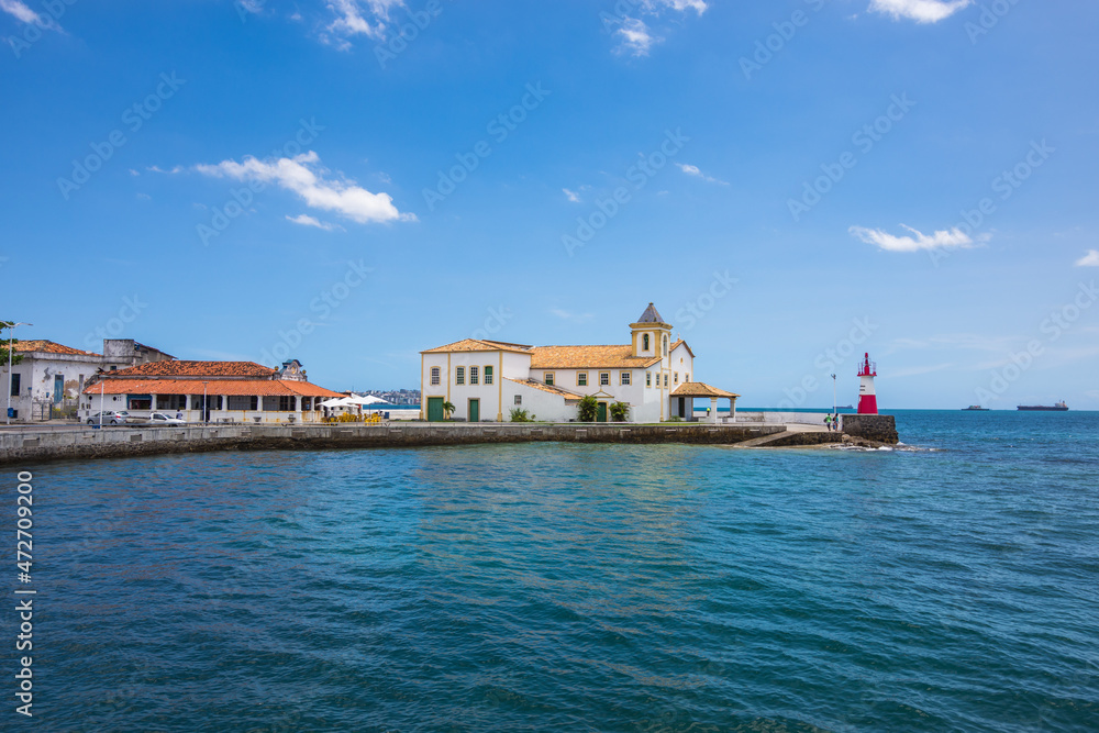 View of the Church of Our Lady of Monte Serrat - Salvador, Bahia, Brazil