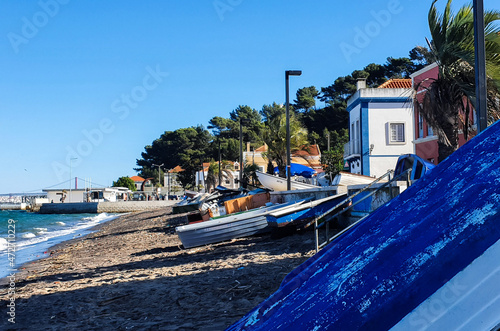Beach with boats - Old town © bruno