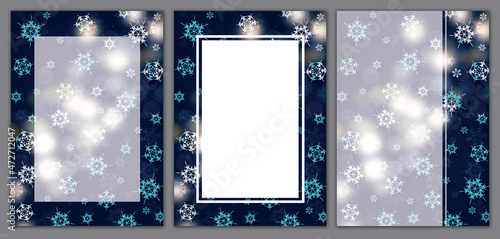 beautiful christmas background with space for design to print