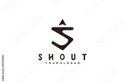 letter S, unique logo, abstract.