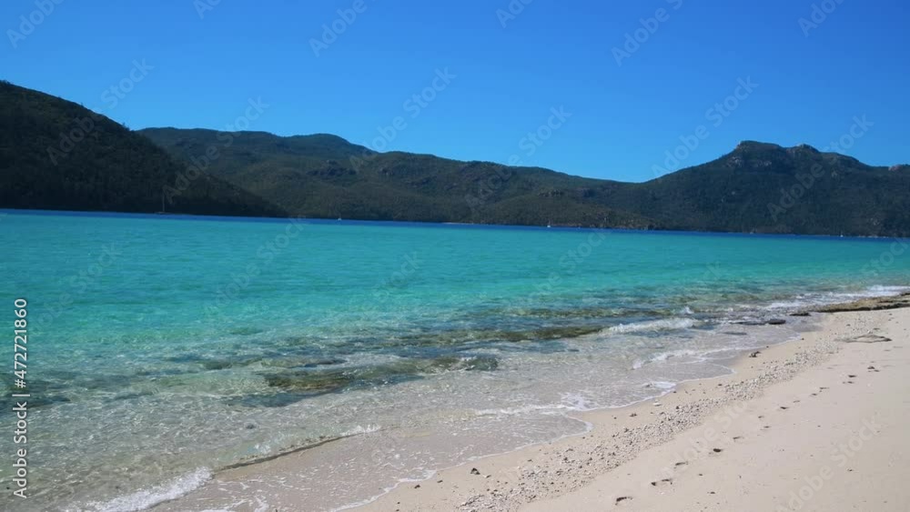 Whitsunday Islands Beach on a sunny day, Queensland Whitsunday Islands Beach on a sunny day, Queensland